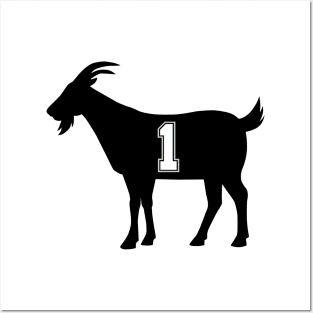 San Antonio GOAT - number 1 - Black Posters and Art